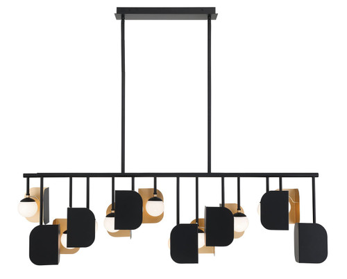 Eurofase - 49038-019 - LED Chandelier - Cornice - Gold-Black Mix