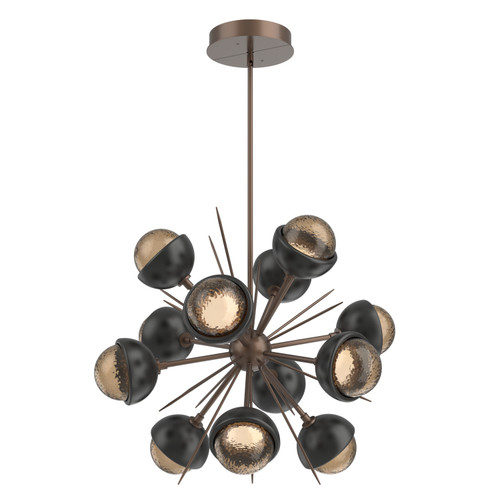 Hammerton Studio - CHB0093-0A-BB-B-001-L1-MB - LED Chandelier - Cabochon - Burnished Bronze