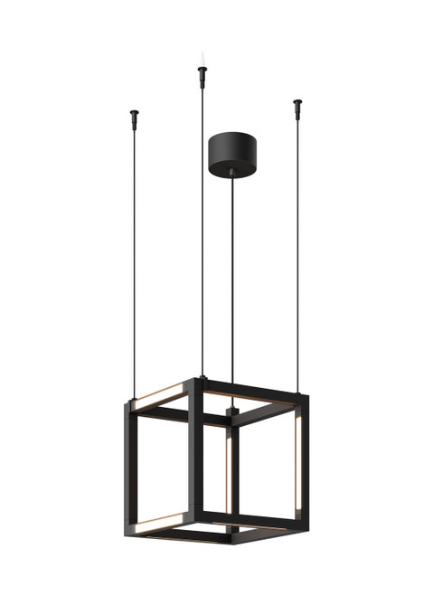 Visual Comfort Architectural - 700BRXCL93012BS - Brox Cube 12 Pendant - Brox - Nightshade Black