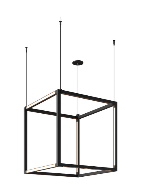 Visual Comfort Architectural - 700BRXCL93024BS - Brox Cube 24 Pendant - Brox - Nightshade Black