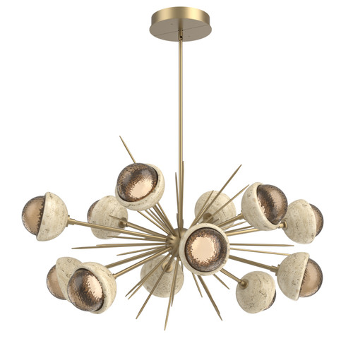 Hammerton Studio - PLB0093-0D-NB-B-001-L3-TR - LED Chandelier - Cabochon - Novel Brass