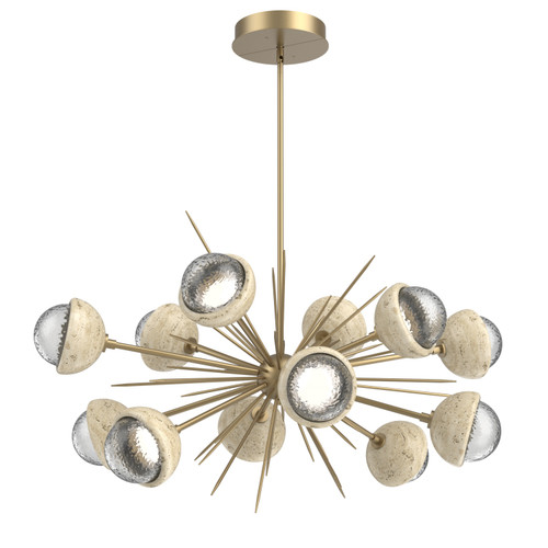 Hammerton Studio - PLB0093-0D-NB-C-001-L3-TR - LED Chandelier - Cabochon - Novel Brass