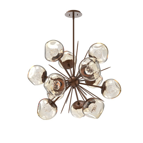 manufacturer_finish:Burnished Bronze|manufacturer_glass:Floret Crystal Inner - Amber Outer|color_temperature:3000K