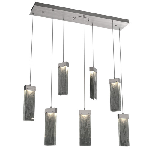 manufacturer_finish:Satin Nickel|manufacturer_glass:Parallel Smoke Granite Blown Glass|light_output:Unspecified|color_temperature:3000K|cri:Unspecified|voltage:120.00V