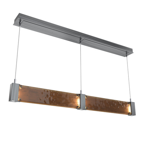 manufacturer_finish:Gunmetal|manufacturer_glass:Parallel Bronze Granite Blown Glass|color_temperature:2700K