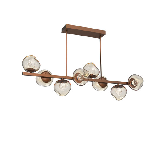 manufacturer_finish:Burnished Bronze|manufacturer_glass:Floret Crystal Inner - Amber Outer|light_output:Unspecified|color_temperature:2700K