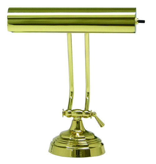 House of Troy - AP10-21-61 - One Light Piano/Desk Lamp - Advent - Polished Brass