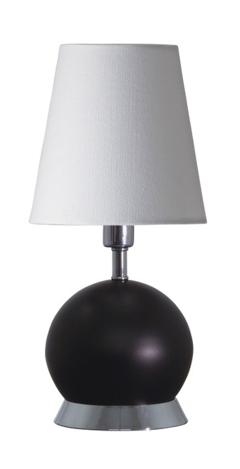 House of Troy - GEO110 - One Light Table Lamp - Geo - Black Matte w/Chrome
