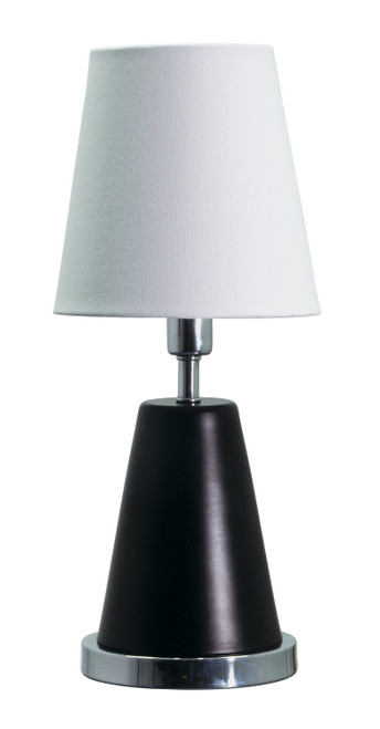 House of Troy - GEO410 - One Light Table Lamp - Geo - Black Matte with Chrome
