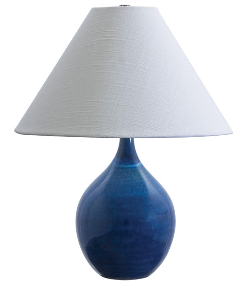 House of Troy - GS200-BG - One Light Table Lamp - Scatchard - Blue Gloss