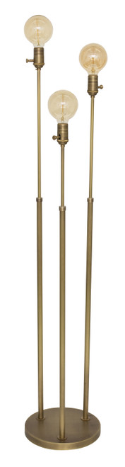 House of Troy - IR703-AB - Three Light Floor Lamp - Ira - Antique Brass