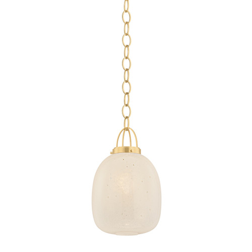 Hudson Valley - 2013-AGB - One Light Pendant - Enosburg - Aged Brass