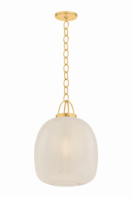 Hudson Valley - 2016-AGB - One Light Pendant - Enosburg - Aged Brass