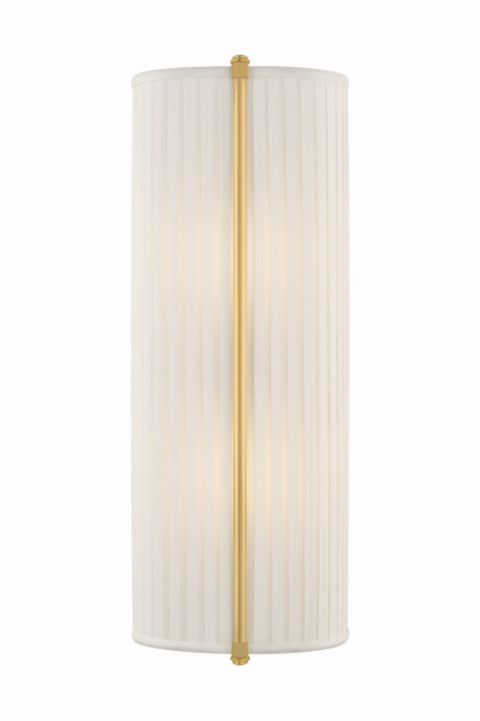 Hudson Valley - AH6317-AGB - Two Light Wall Sconce - Cornell - Aged Brass