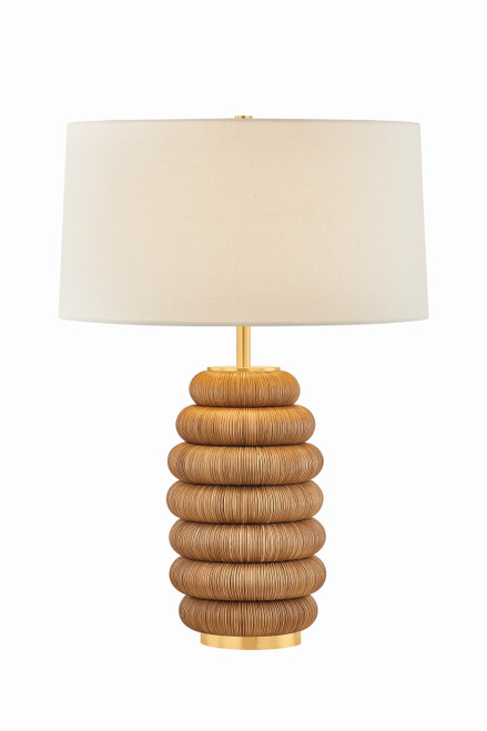 Hudson Valley - L1128-AGB - One Light Table Lamp - Winbrook - Aged Brass