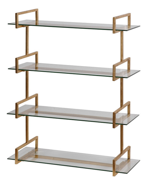 Uttermost - 04038 - Wall Shelf - Auley - Antiqued Gold Leaf