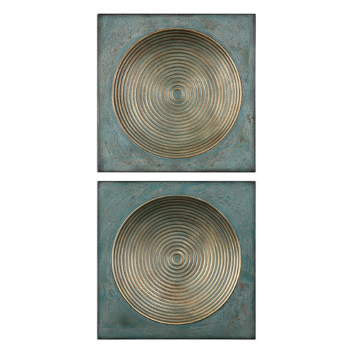 Uttermost - 04106 - Wall Art - Sybil - Antique Gold
