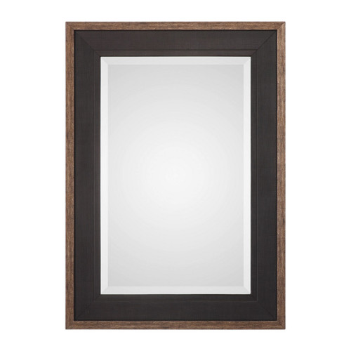 Uttermost - 09377 - Mirror - Staveley - Rustic Black