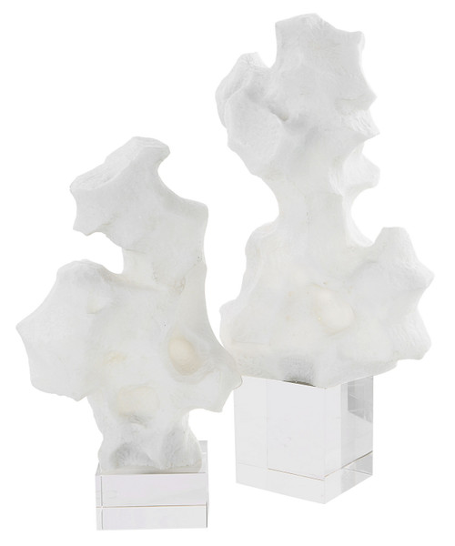 Uttermost - 18046 - Sculptures Set/2 - Remnant - White