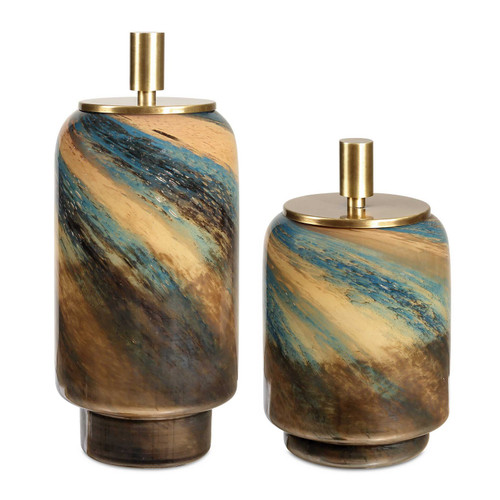 Uttermost - 18188 - Containers Set/2 - Celestial Tide - Brass