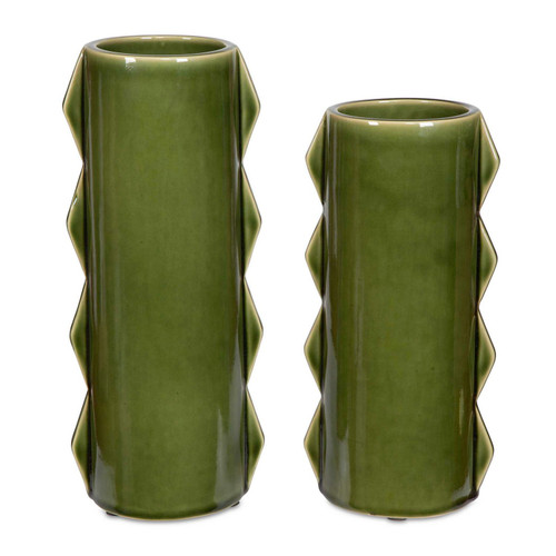 Uttermost - 18216 - Vases Set/2 - Meander - Green Ceramic