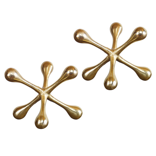 Uttermost - 18964 - Objects S/2 - Harlan - Brass