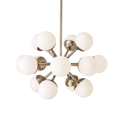 Uttermost - 21357 - 16 Light Chandelier - Droplet - Antique Brass