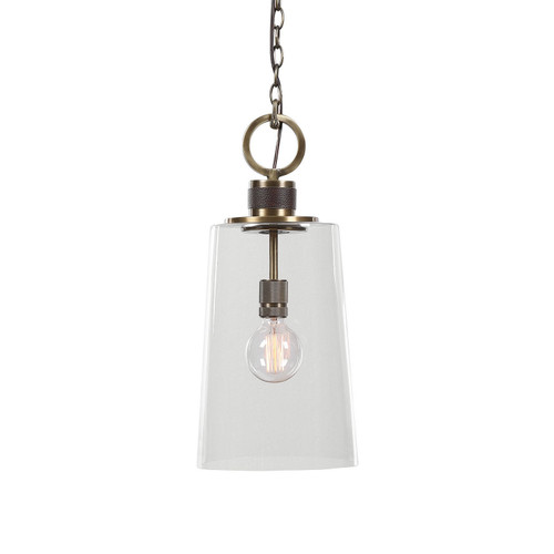 Uttermost - 21522 - One Light Mini Pendant - Rosston - Antique Brass