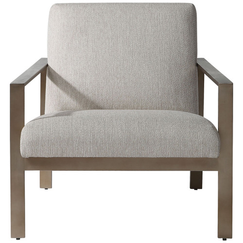 Uttermost - 23525 - Accent Chair - Wills - Antique Brushed Brass