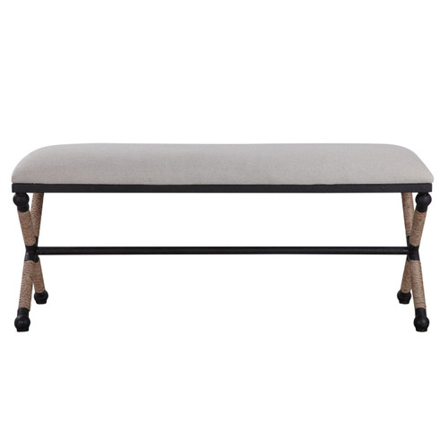 Uttermost - 23528 - Bench - Firth - Rustic Iron