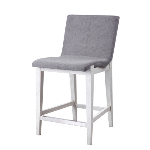 Uttermost - 23554 - Counter Stool - Brazos - Aged White