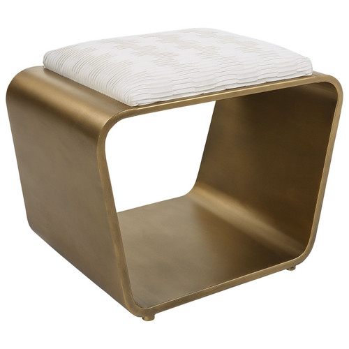 Uttermost - 23673 - Bench - Hoop - Antique Gold