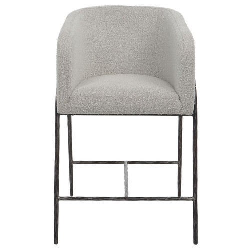 Uttermost - 23737 - Counter Stool - Jacobsen - Aged Black Iron