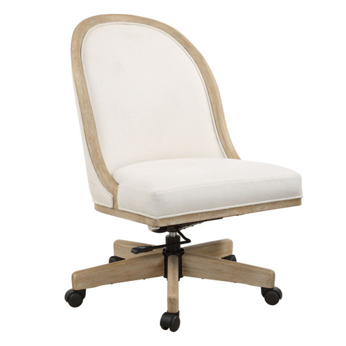 Uttermost - 23799 - Desk Chair - Lithe - Light Oak With Natural
