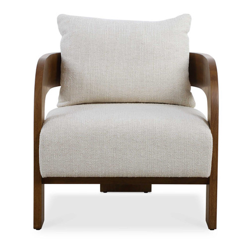 Uttermost - 23880 - Accent Chair - Rowan - Walnut Stained Oak