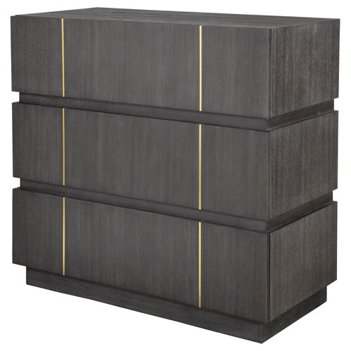 Uttermost - 24286 - Accent Chest - Between The Lines - Dark Walnut