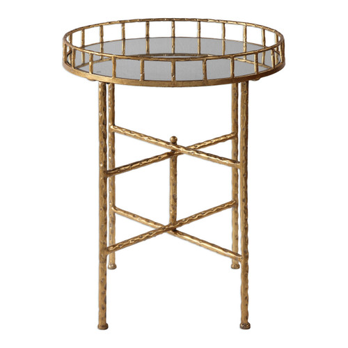 Uttermost - 24711 - Accent Table - Tilly - Bright Gold Leaf
