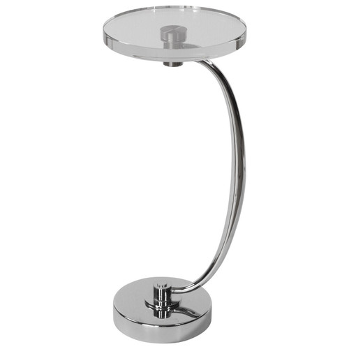 Uttermost - 25144 - Drink Table - Waveney - Polished Nickel
