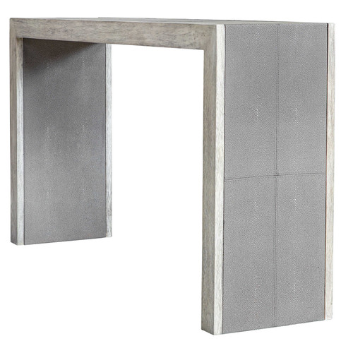 Uttermost - 25483 - Console Table - Aerina - Aged White With Gray Distressed