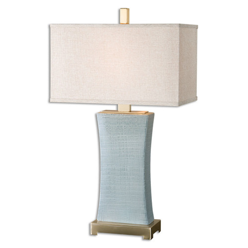 Uttermost - 26673-1 - One Light Table Lamp - Cantarana - Coffee Bronze Blue Gray Glaze