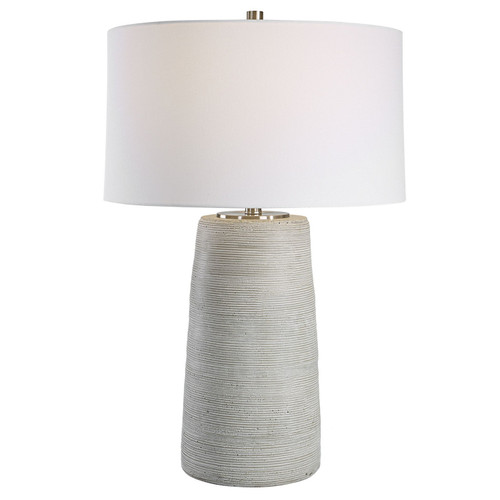 Uttermost - 30103 - One Light Table Lamp - Mountainscape - Brushed Nickel