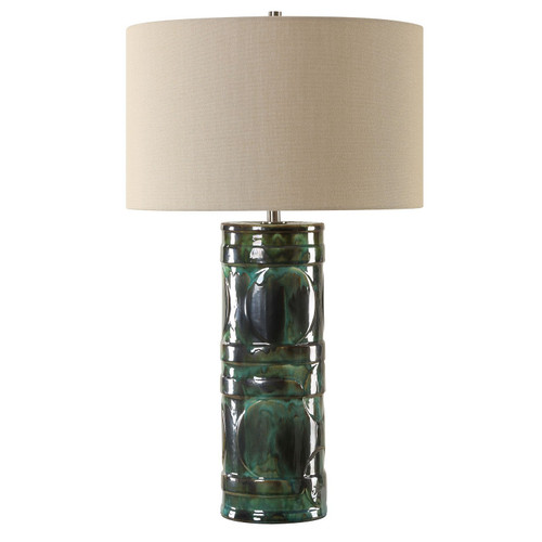 Uttermost - 30396 - One Light Table Lamp - Loch - Brushed Nickel