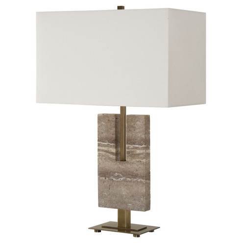 Uttermost - 30402 - One Light Table Lamp - Turning Point - Brushed Antique Brass