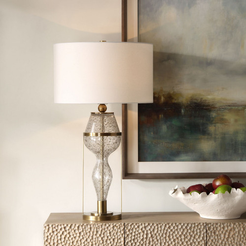Uttermost - 30405 - One Light Table Lamp - Out Of Time - Antique Brass