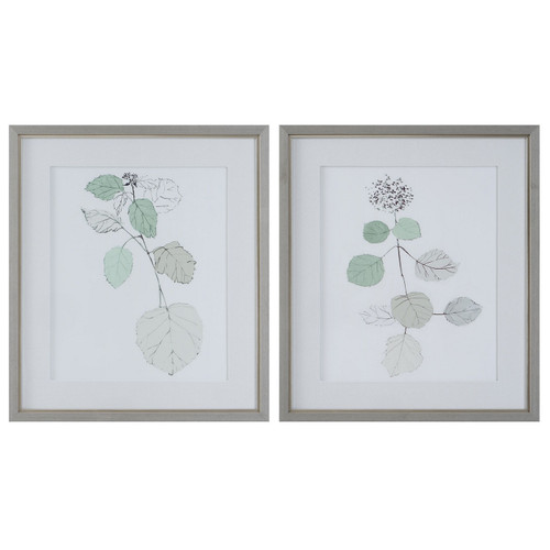 Uttermost - 41467 - Framed Prints S/2 - Come What May - Gray Wood