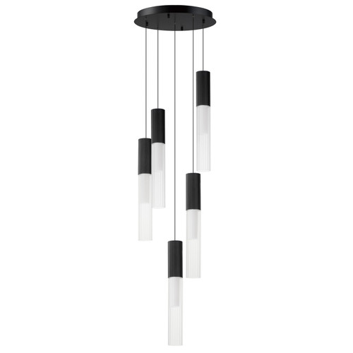 ET2 - E11015-144BK - LED Pendant - Reeds - Black