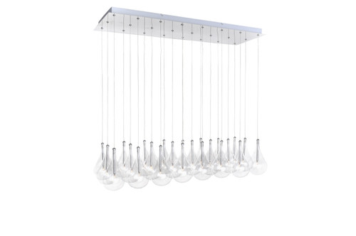 ET2 - E20118-18 - LED Pendant - Larmes - Polished Chrome