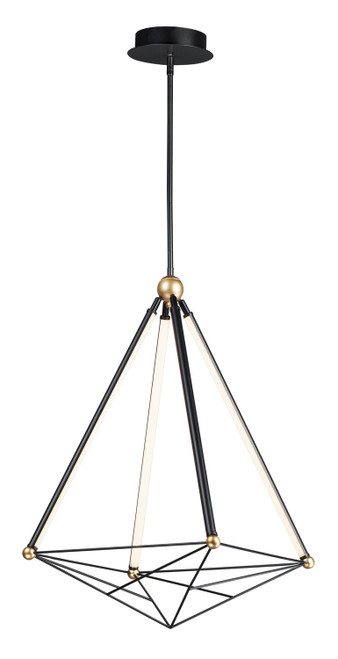 ET2 - E20594-BKGLD - LED Pendant - Spire - Black / Gold