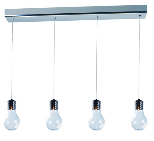 ET2 - E22694-18PC - Four Light Pendant - Edison - Polished Chrome