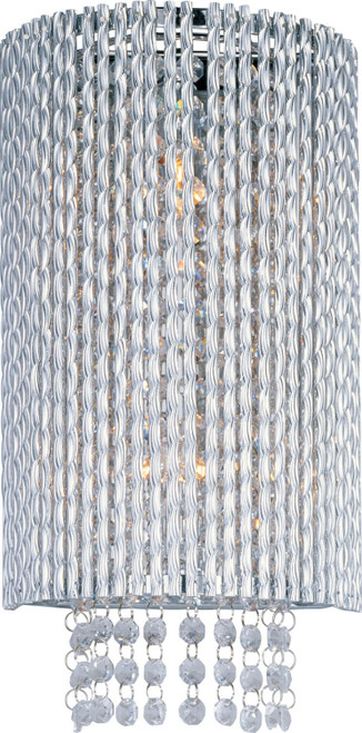 ET2 - E23131-10PC - Two Light Wall Mount - Spiral - Polished Chrome